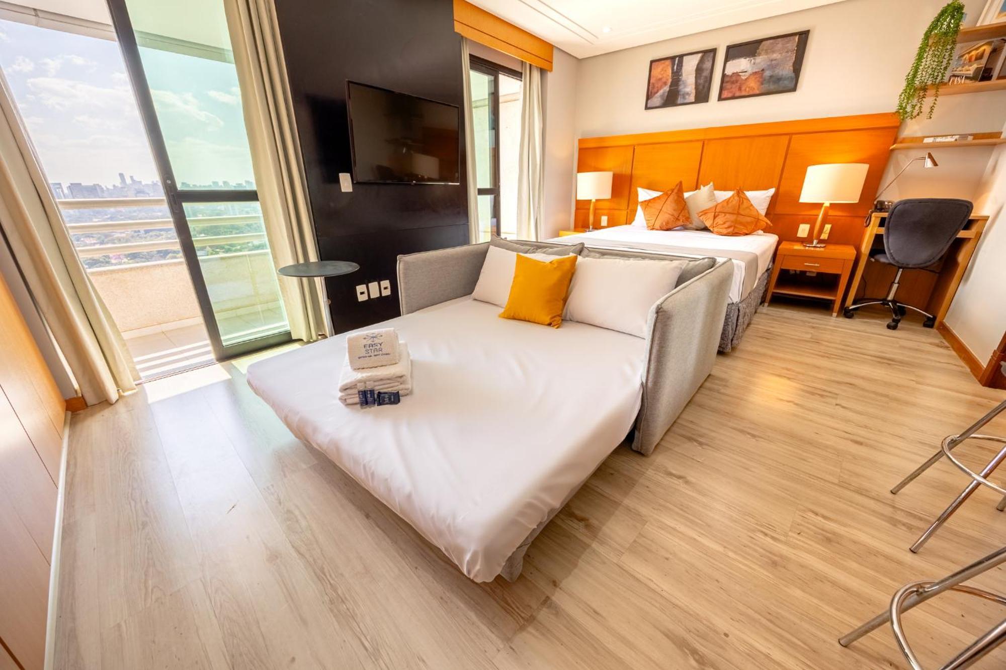 Apartamento Easy Star - Charmoso Flat C/vaga No Coracao Do Itaim Bibi - Li01i